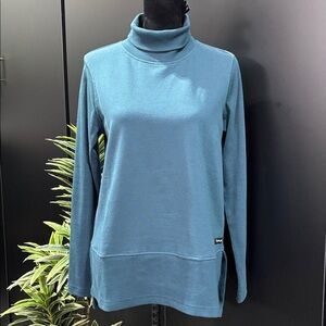 Ariat Real Funnel Sweater-Sweatshirt Pullover, Fleece Lined, vented hip, warm